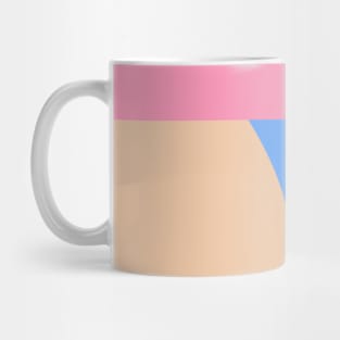 Colored geometry - pink version Mug